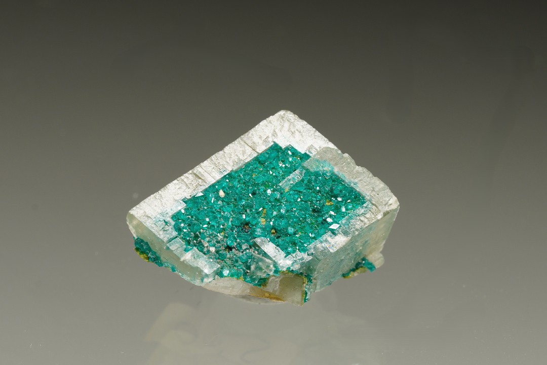 Dioptase On Calcite