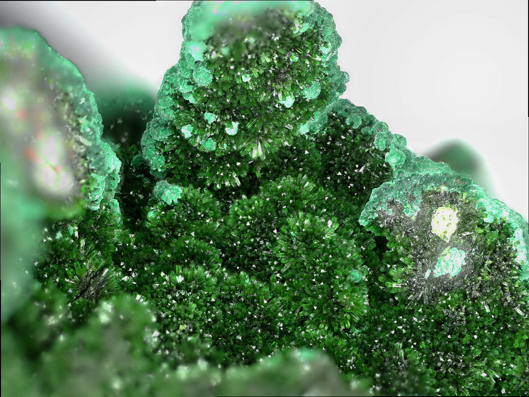 Olivenite & Malachite