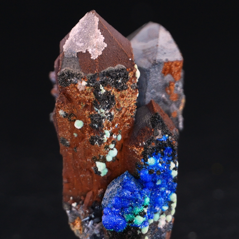 Linarite & Quartz