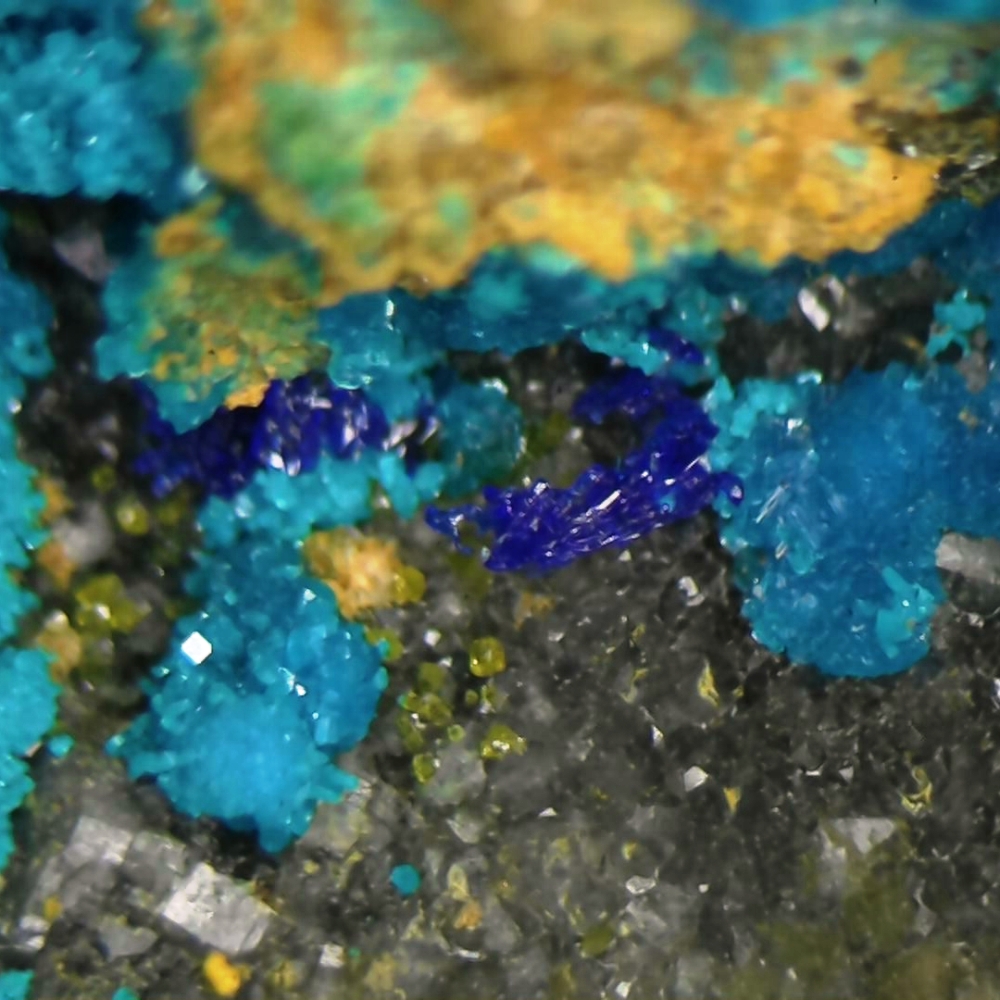 Sampleite & Libethenite