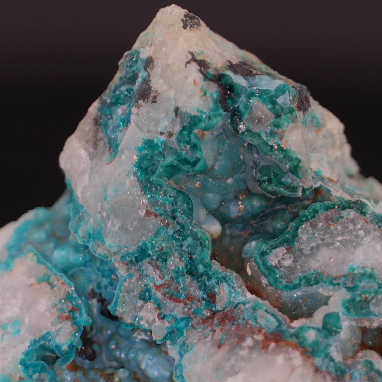 Chrysocolla & Native Gold