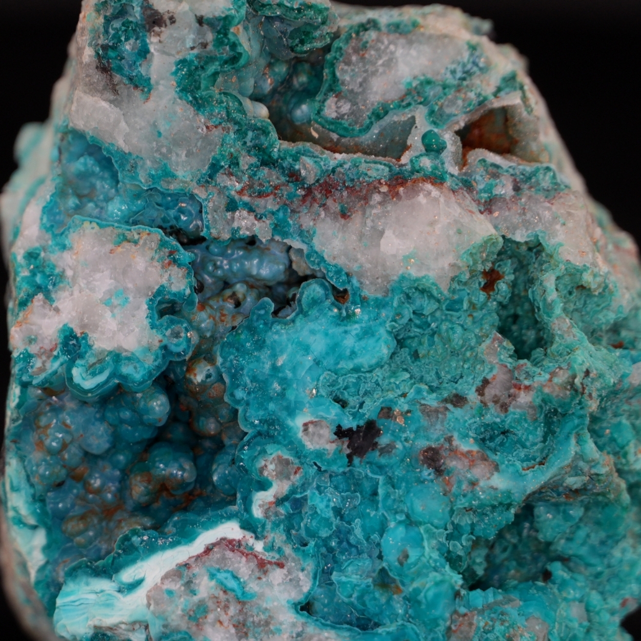 Chrysocolla & Native Gold