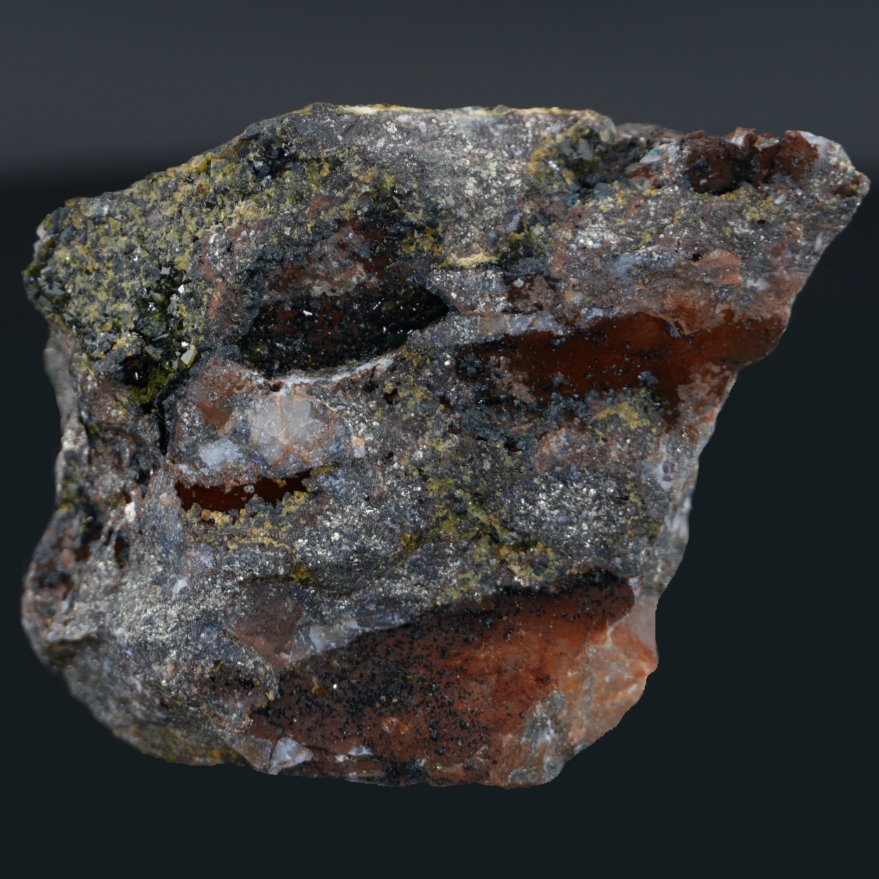 Dufrénite & Pharmacosiderite