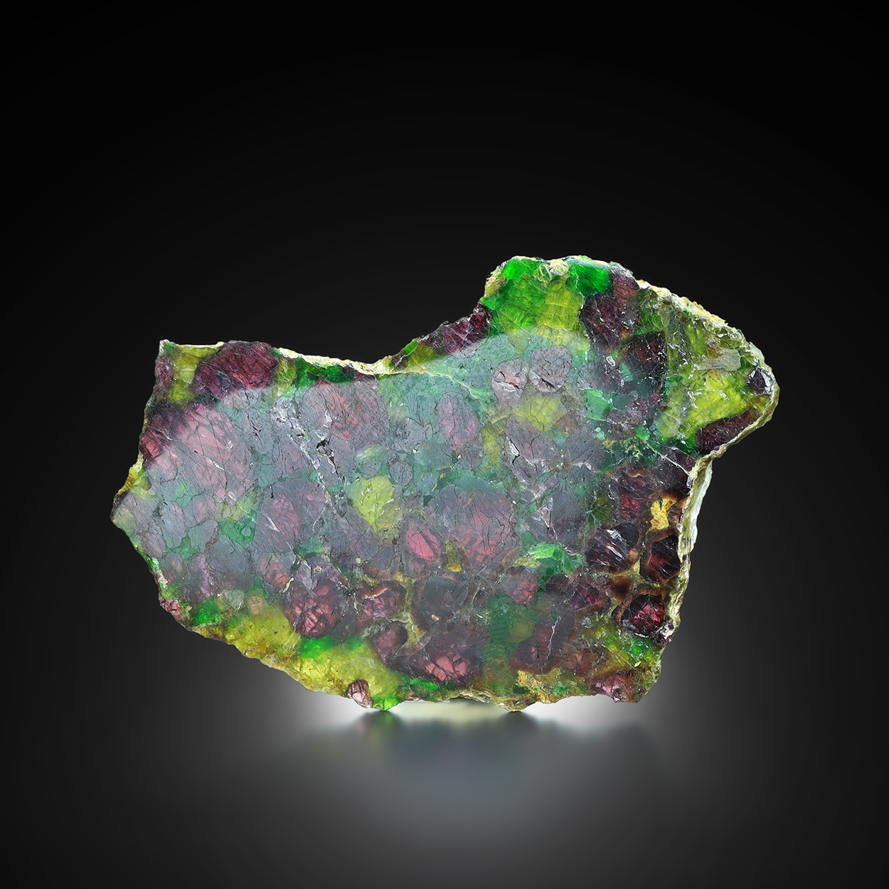 Pyrope With Chromian Diopside & Enstatite