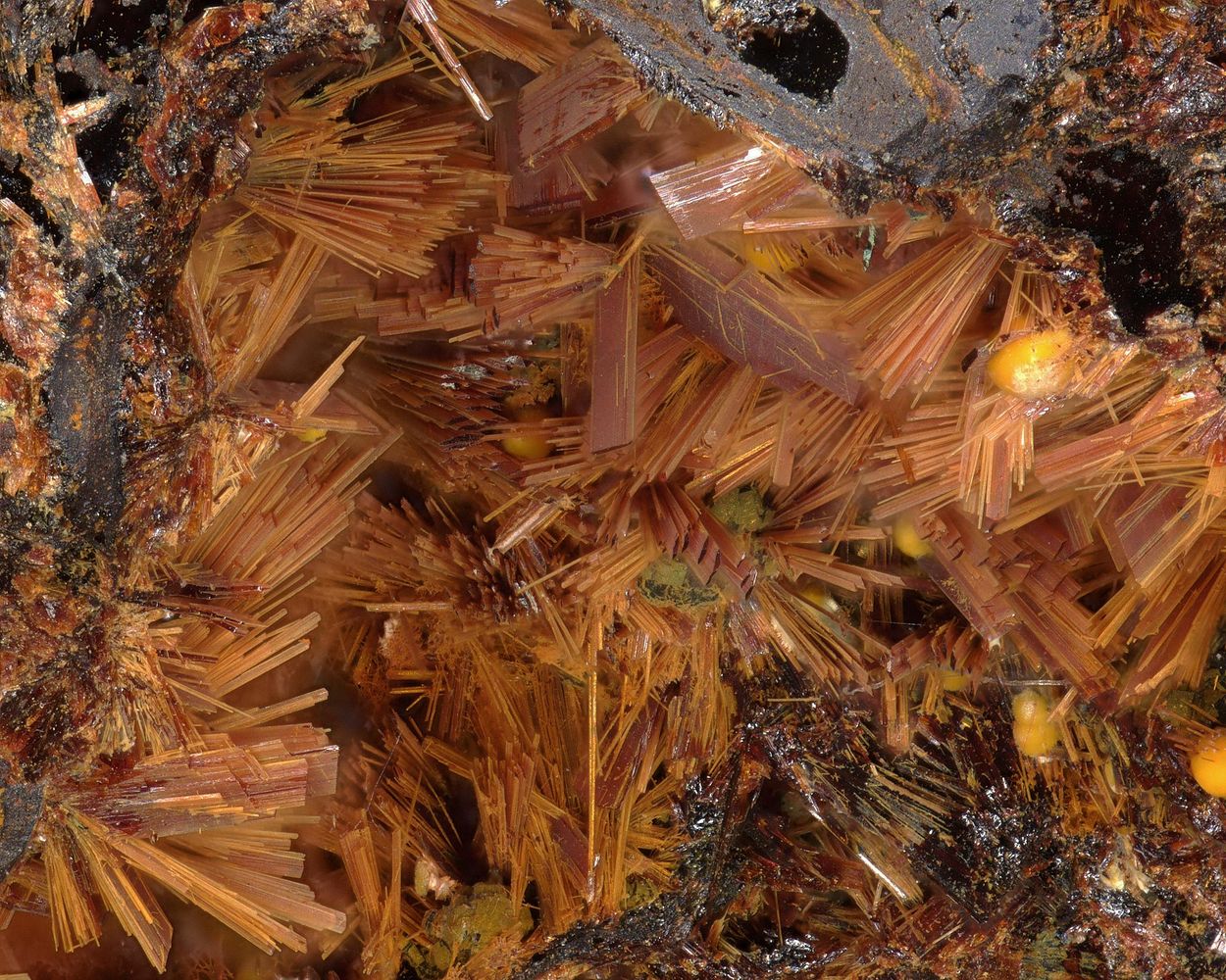 Cacoxenite On Beraunite