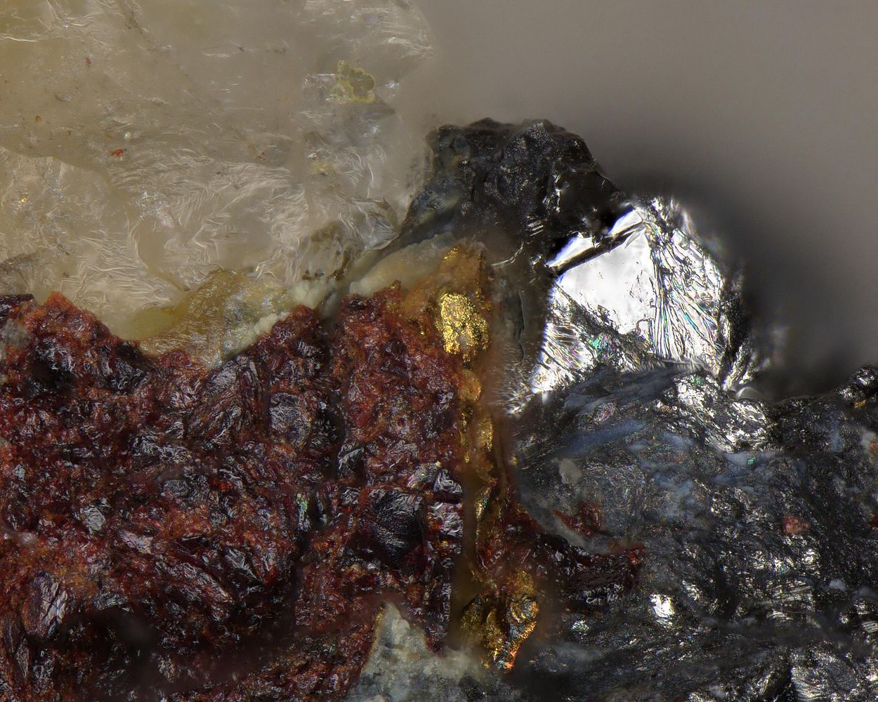 Gold With Tetradymite