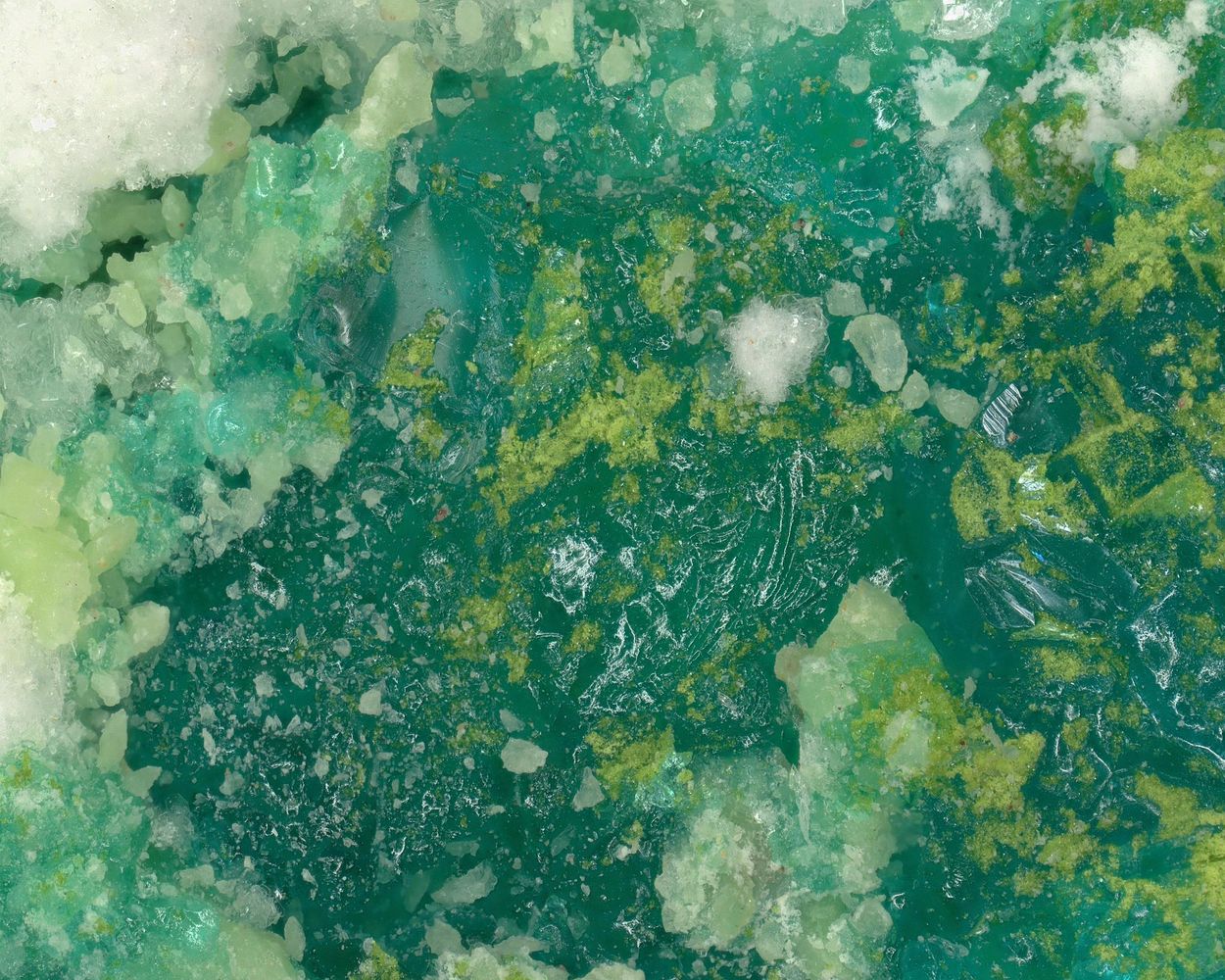 Eriochalcite & Belloite & Vendidaite