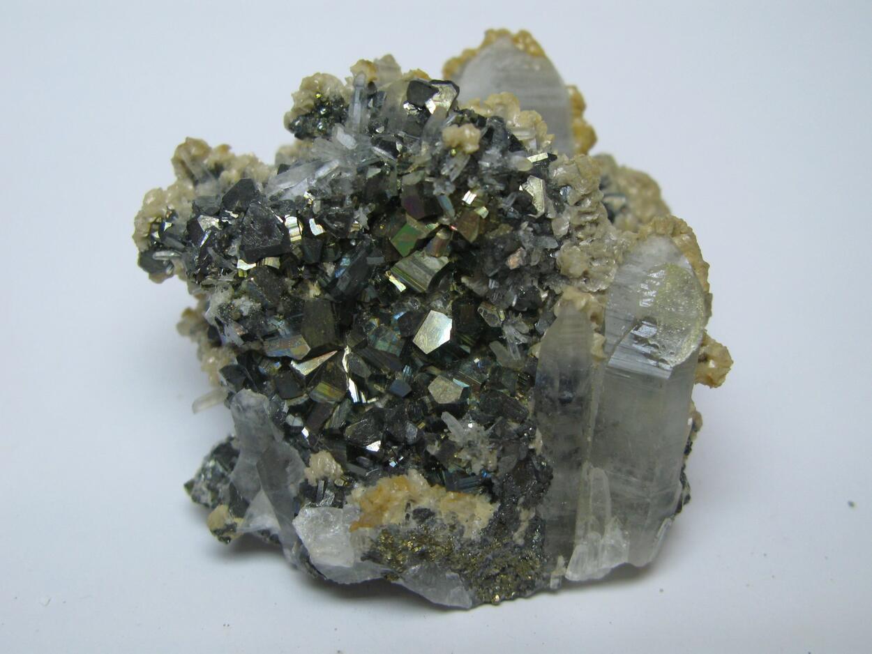 Tetrahedrite & Pyrite & Quartz