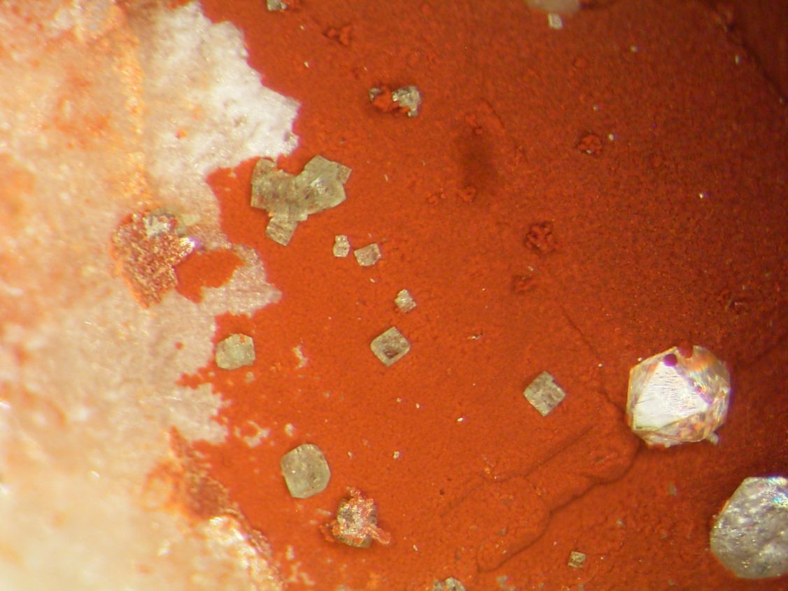 Scorodite & Bariopharmacosiderite