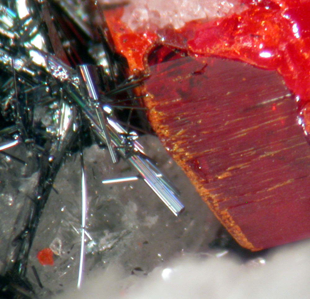 Dufrénoysite Rutile Sphalerite & Realgar