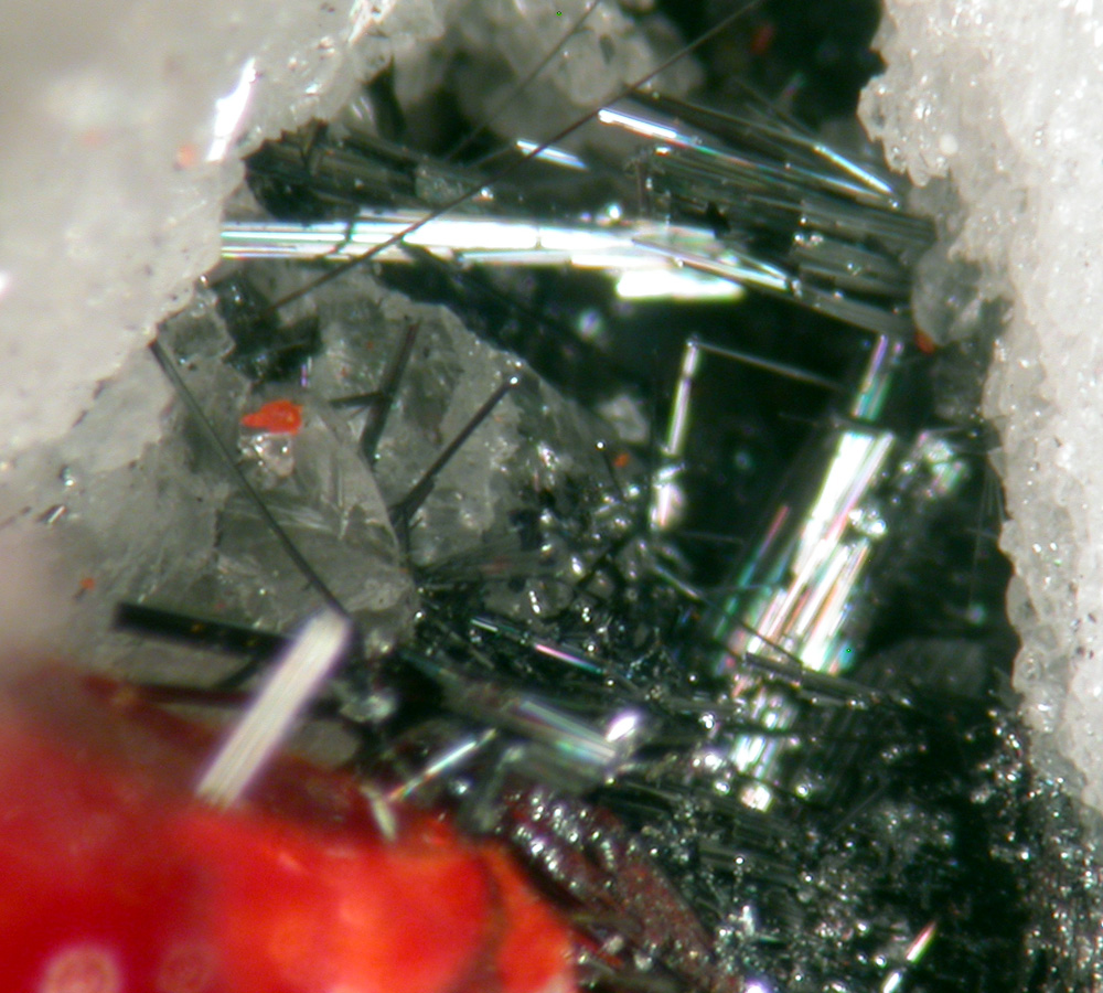 Dufrénoysite Rutile Sphalerite & Realgar