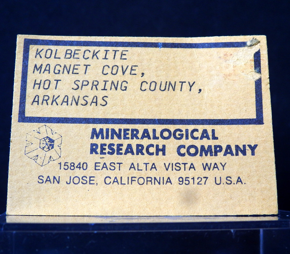 Kolbeckite