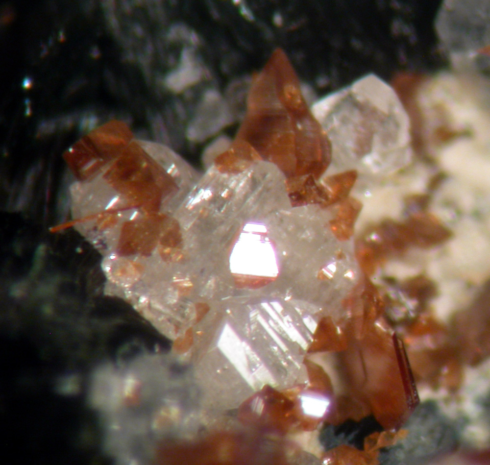 Monazite-(Ce) Anatase & Albite