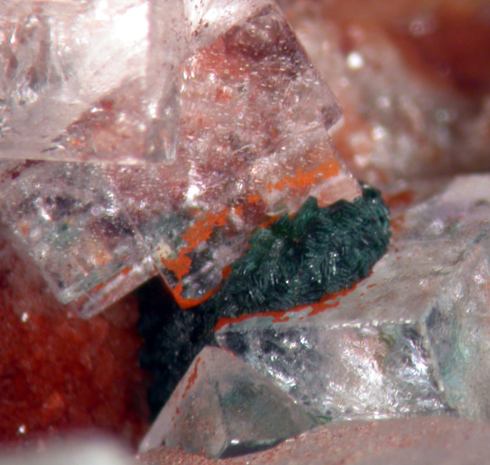 Cornwallite & Fluorite