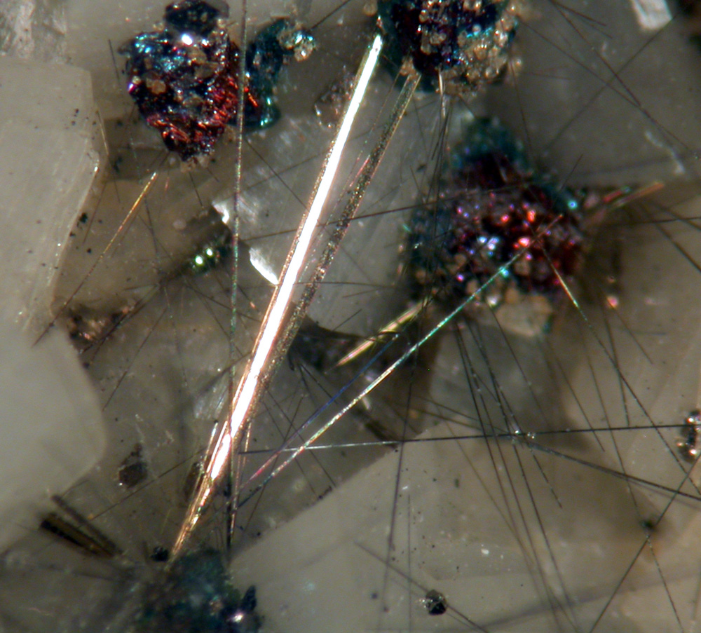 Millerite Dolomite & Chalcopyrite
