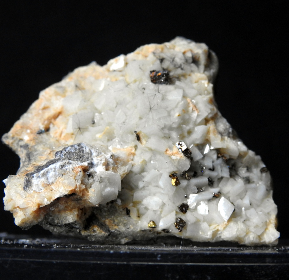 Millerite Dolomite & Chalcopyrite