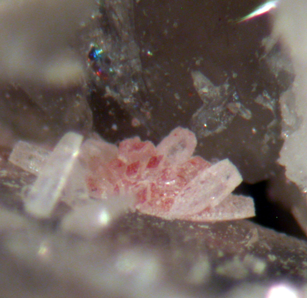 Kainosite-(Y) & Quartz