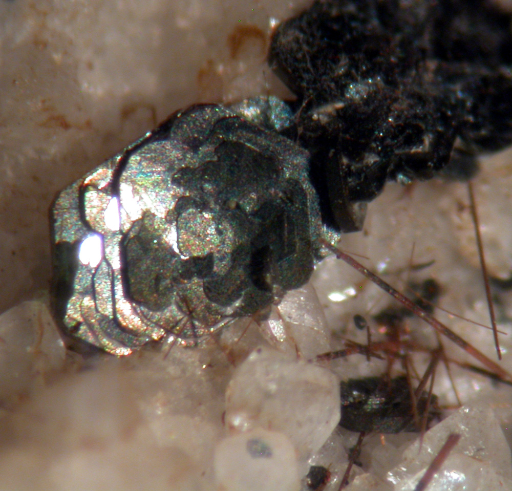 Monazite-(Ce) Hematite & Rutile