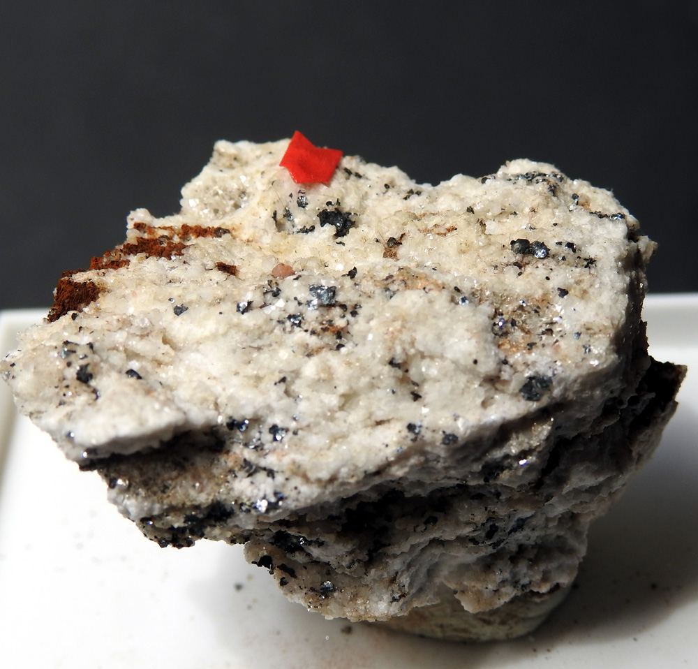 Monazite-(Ce) Hematite & Rutile