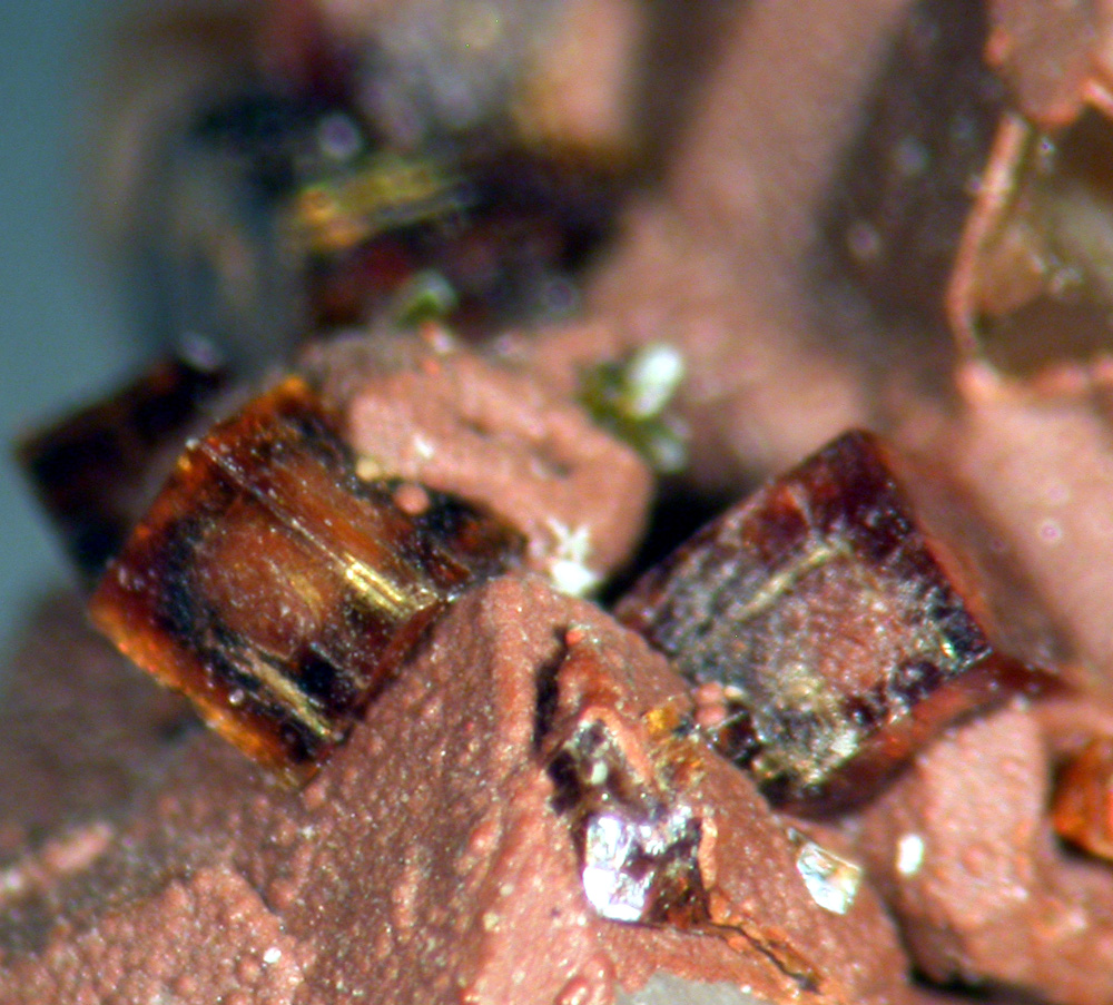 Brochantite & Bariopharmacosiderite