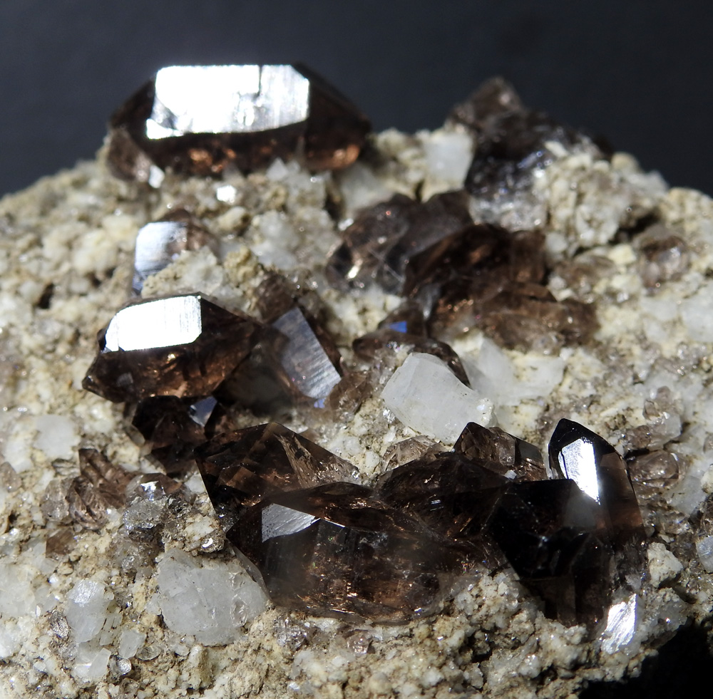Smoky Quartz & Adularia