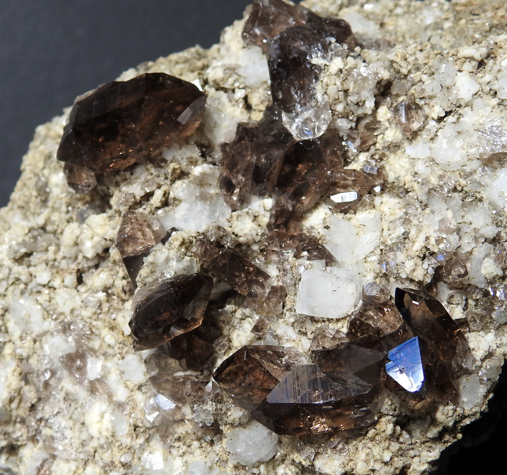 Smoky Quartz & Adularia