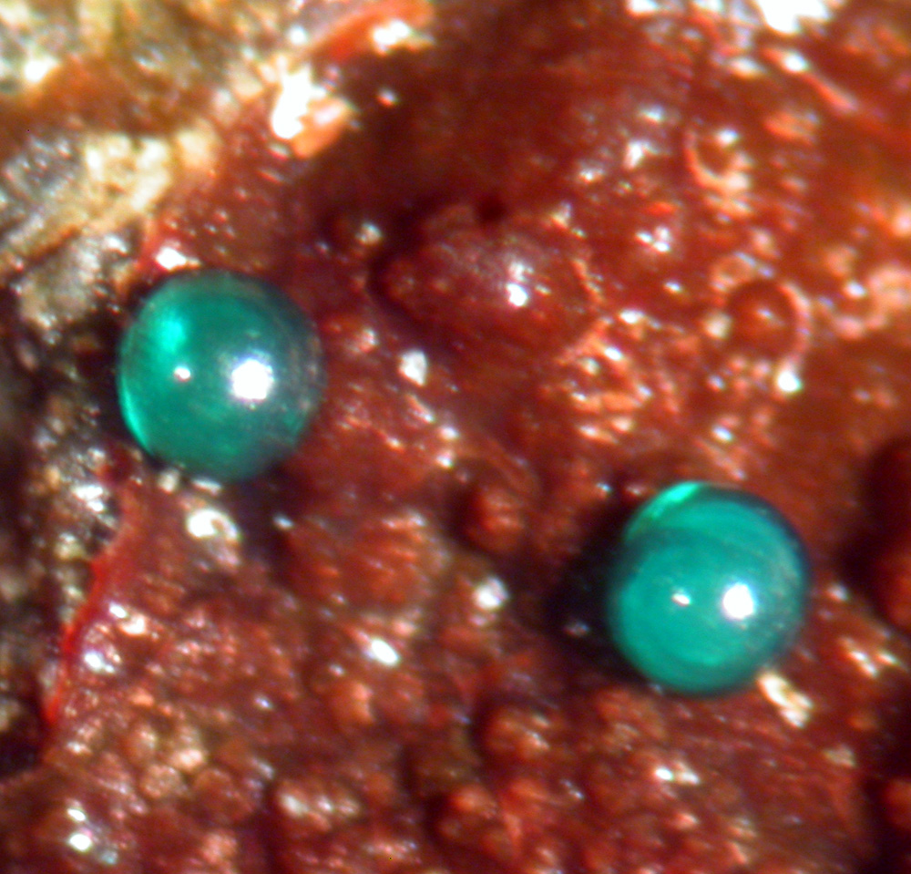 Copper Cuprite & Brochantite