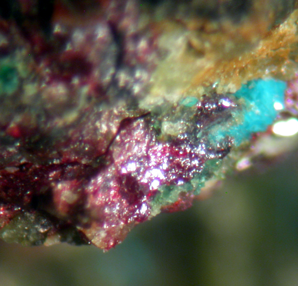 Copper Cuprite & Brochantite