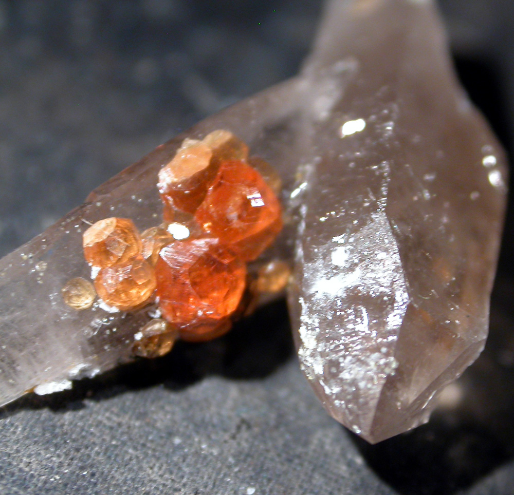 Spessartine & Quartz