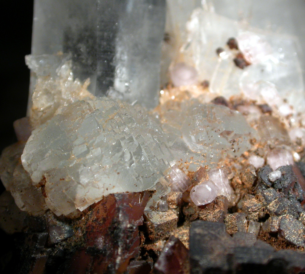 Rhodochrosite Apatite Fluorite & Quartz