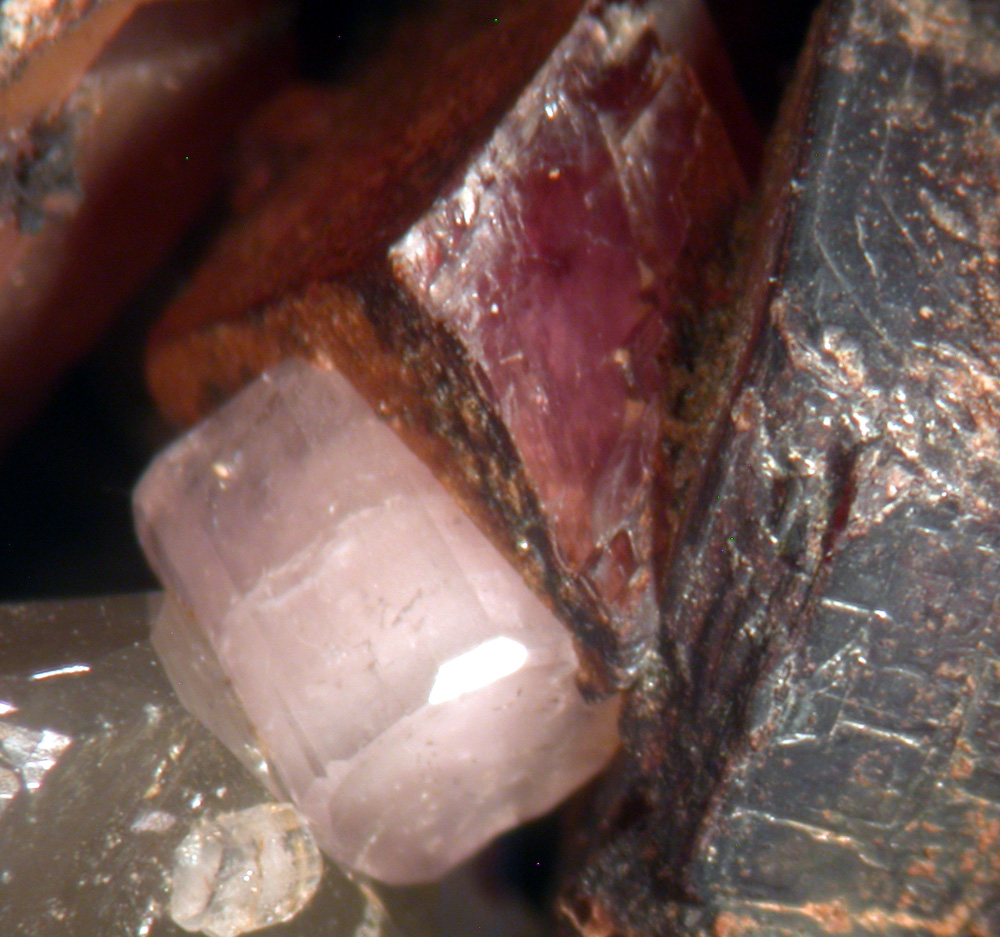 Rhodochrosite Apatite Fluorite & Quartz