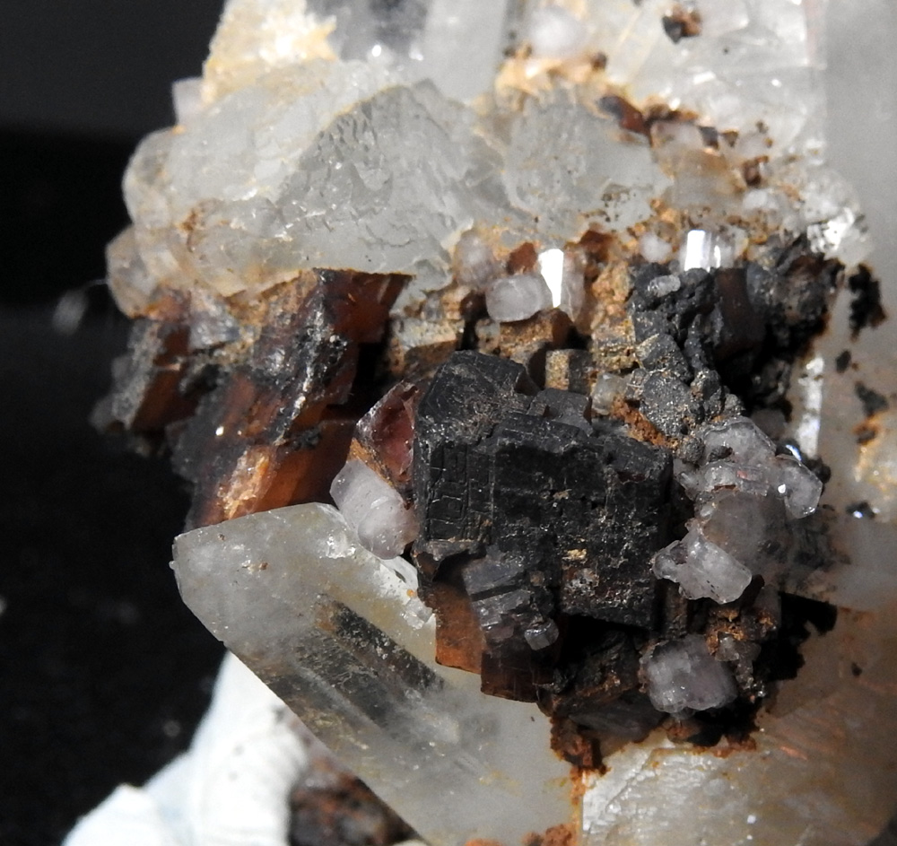 Rhodochrosite Apatite Fluorite & Quartz