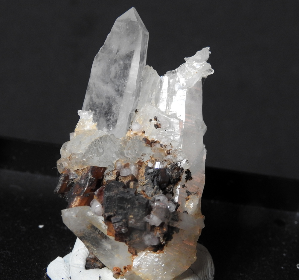 Rhodochrosite Apatite Fluorite & Quartz