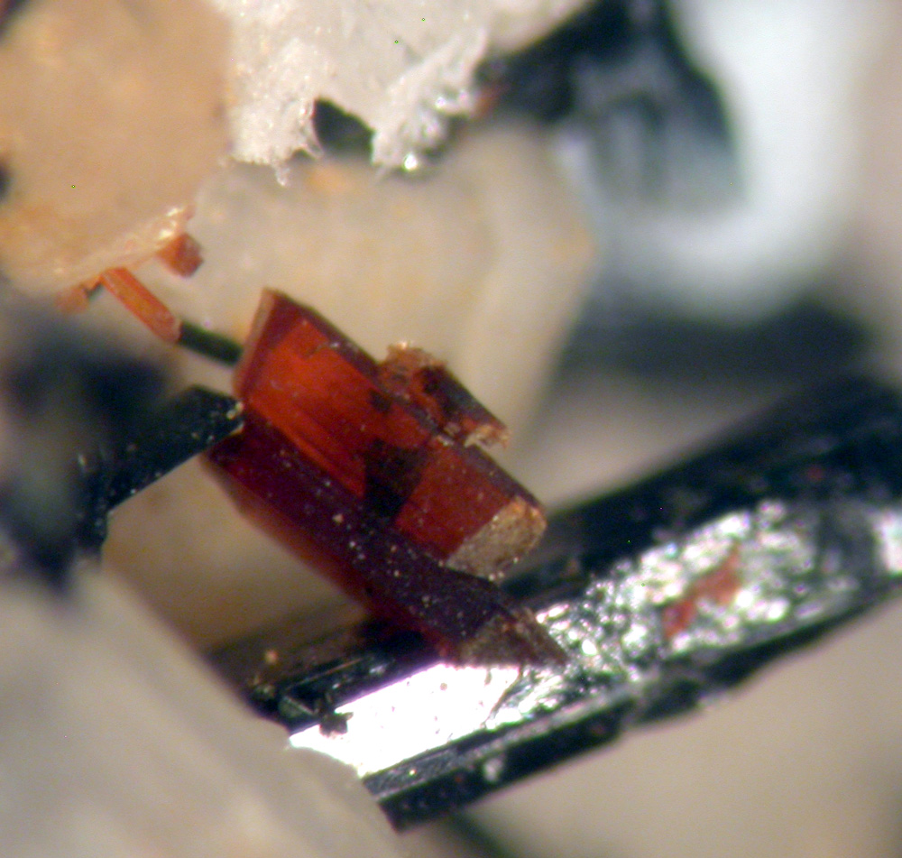 Astrophyllite Ilmenite & Zircon