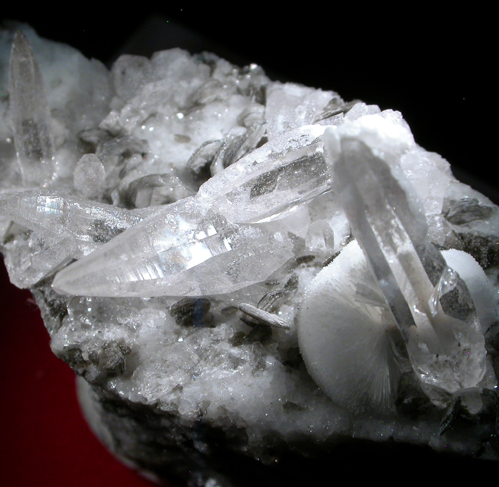 Scolecite & Quartz