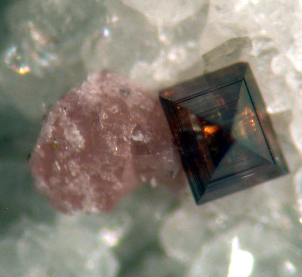 Monazite-(Ce) Anatase Pennine & Muscovite
