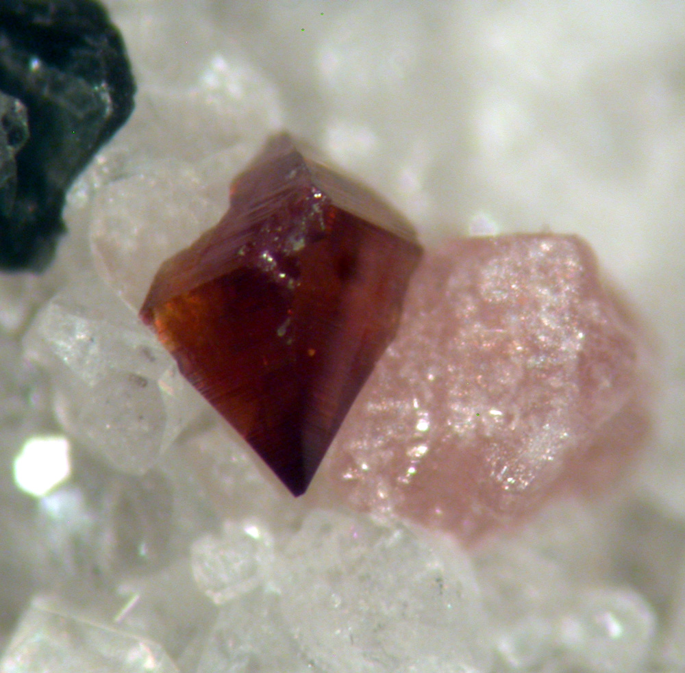 Monazite-(Ce) Anatase Pennine & Muscovite