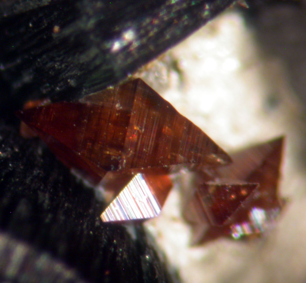 Monazite-(Ce) Anatase Pennine & Muscovite