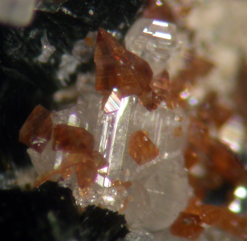 Monazite-(Ce) Anatase Pennine & Muscovite