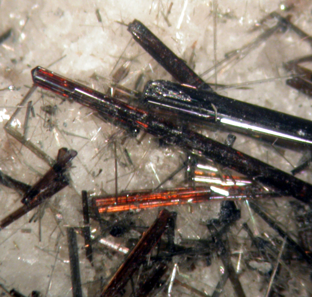 Anatase Brookite & Tourmaline