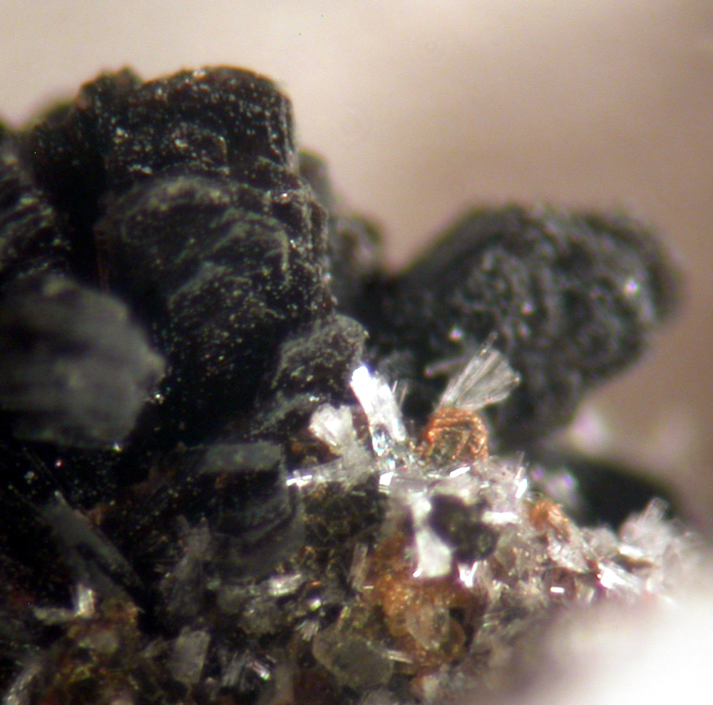 Allanite-(Ce) & Stilbite