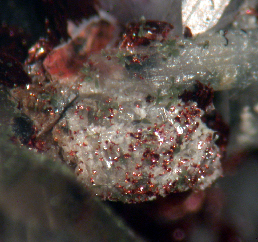 Fluorite Epidote Pumpellyite Hematite & Gadolinite