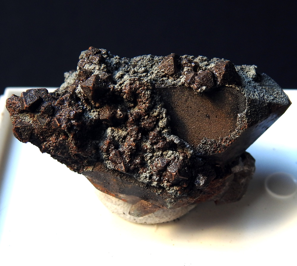 Cafarsite & Smoky Quartz