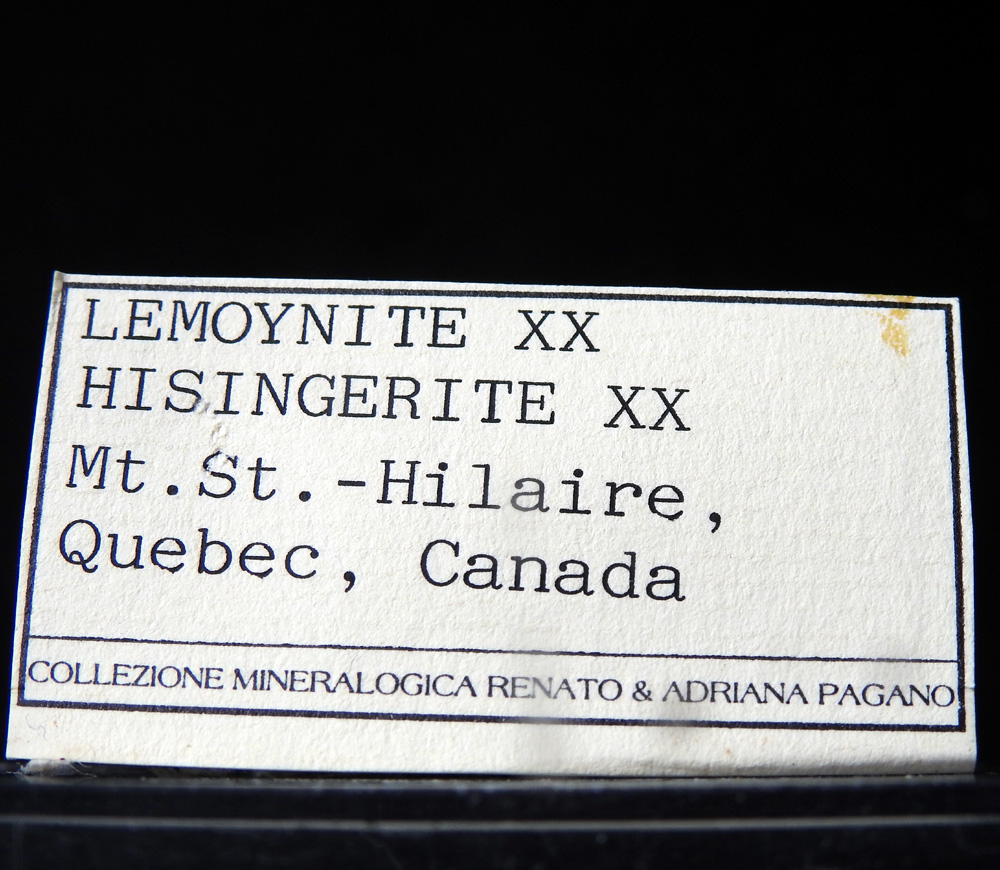 Lemoynite & Hisingerite