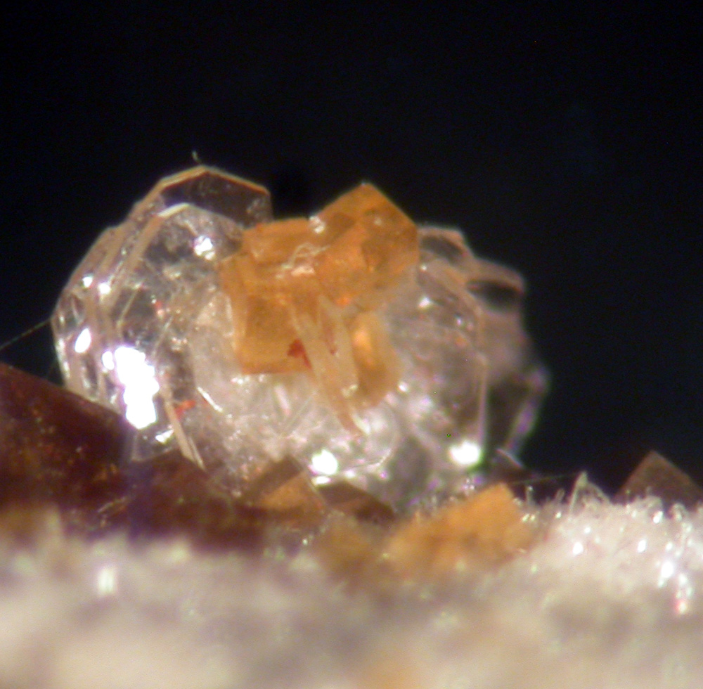 Pharmacosiderite & Baryte