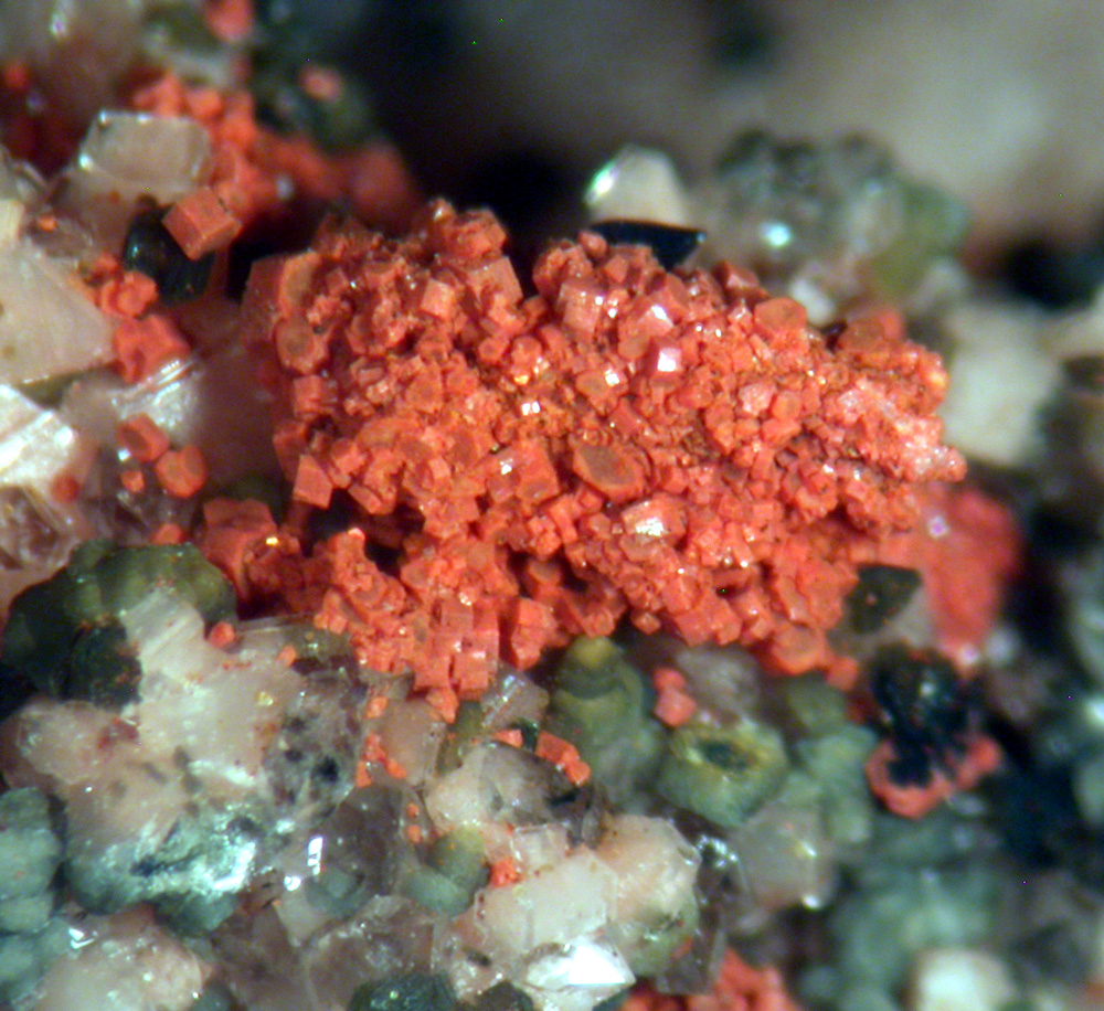 Synchysite-(Ce) Anatase & Fluorite