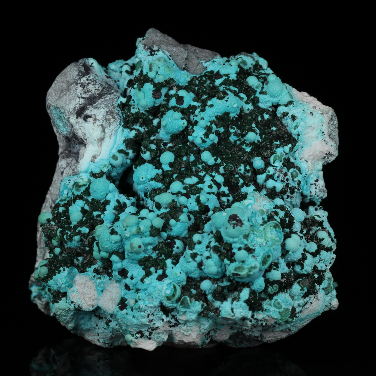 Pseudomalachite On Chrysocolla