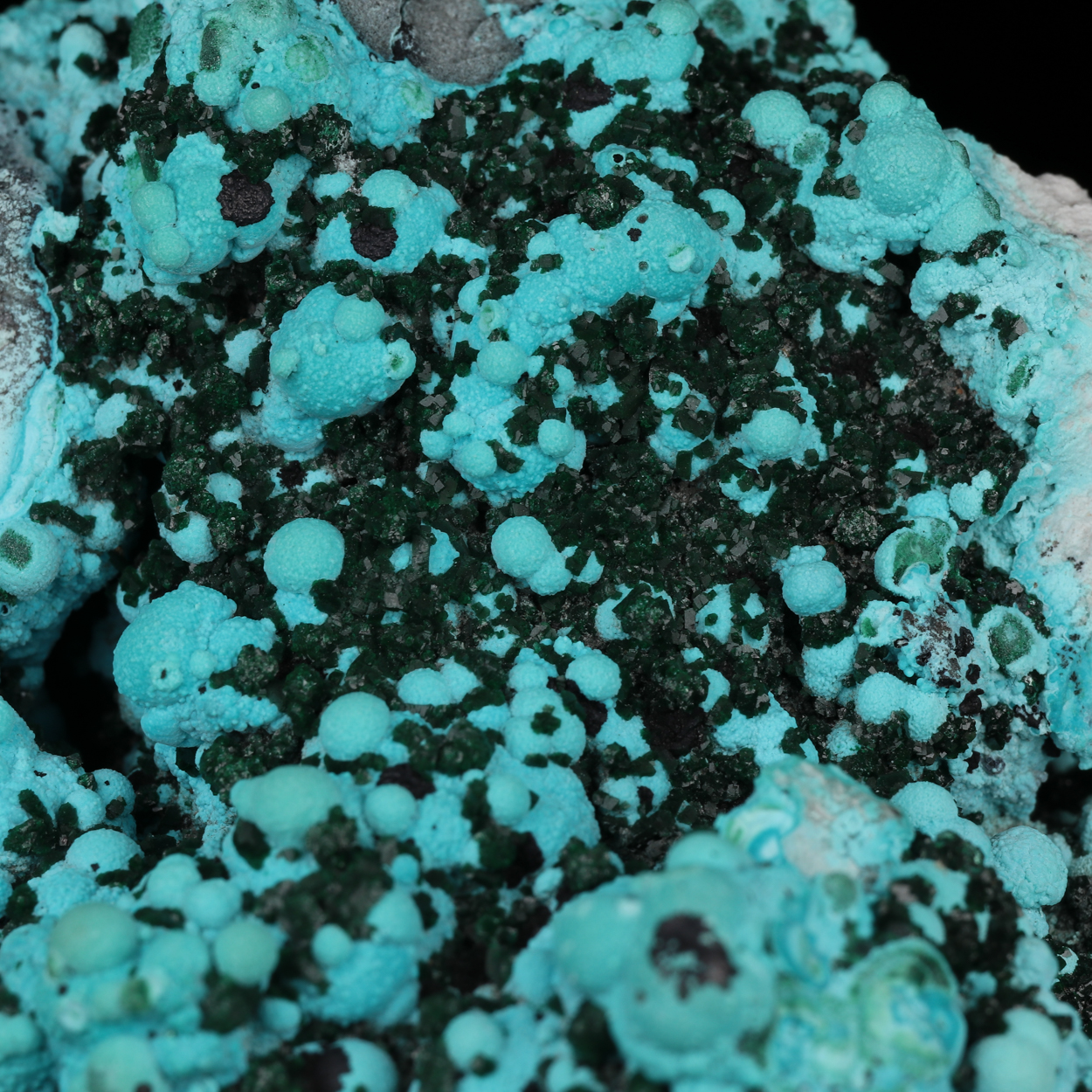 Pseudomalachite On Chrysocolla