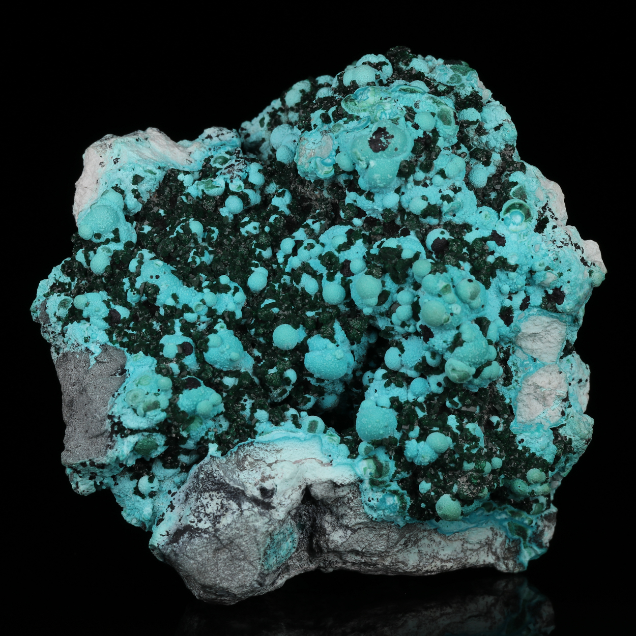 Pseudomalachite On Chrysocolla