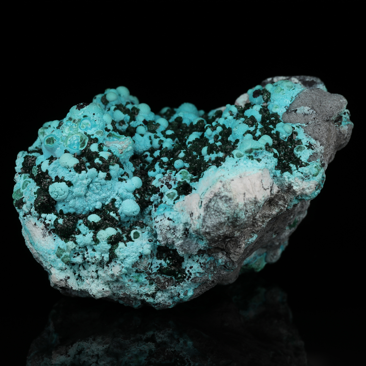 Pseudomalachite On Chrysocolla